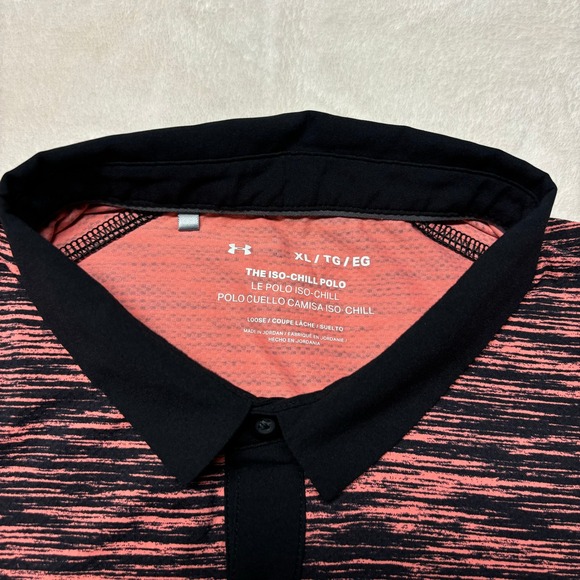 Under Armour Mens XL Iso-Chill Polo Golf Multicolor Breathable - Picture 2 of 10